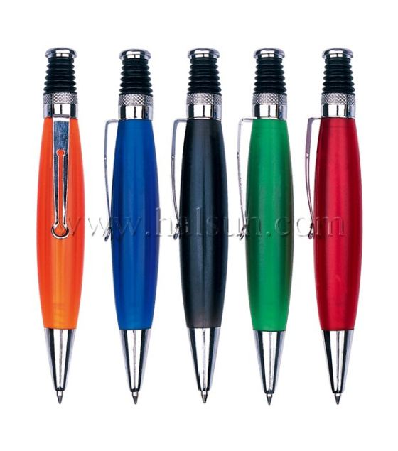 Metal Clip Plastic Barrel Ball Pens_ HSCJ1001