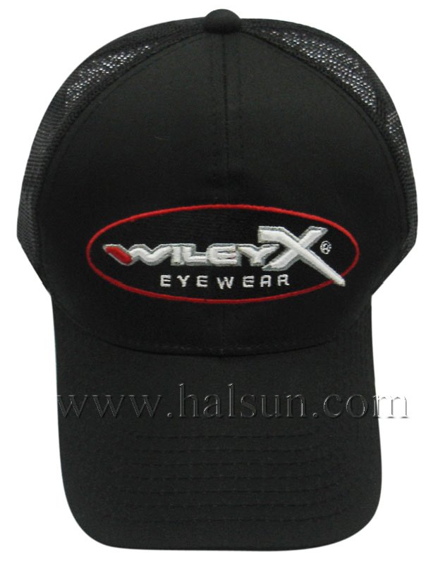 Summer Baseball Hats_100_ cotton _ net fabric 3D embroidery logo