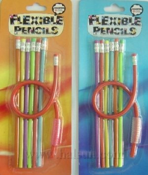 Bendable Pencil_ 6_1 Flexible Pencil Set_ HS6109