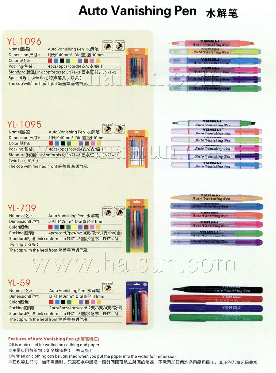 Water Erasable Pens,Air Erasable Markers,Auto vanishing pen